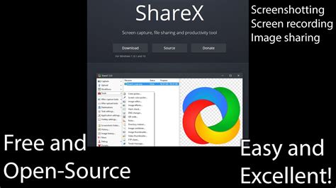 Sharex Freeware And Opensource Screen Capture And Screen Recording