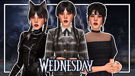 The Sims 4 Create A Sim Wednesday Addams Inspired Outfits Links