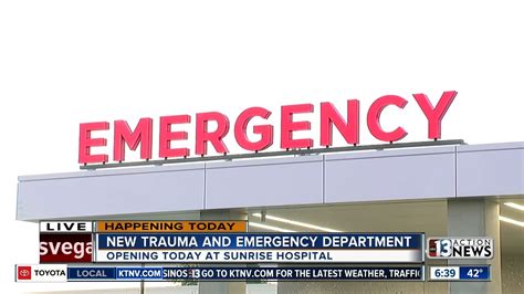 Sunrise Hospital Unveils New Emergency Departmebnt Youtube