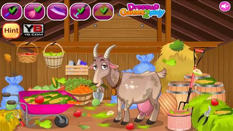 Goat Shed Cleaning Farm Cleaning Game Game For Kids Funny Game