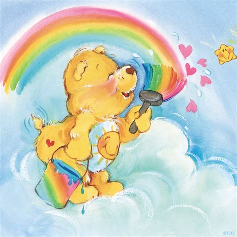 已嵌入 Vintage Cartoon Cute Cartoon Sunshine Bear Care Bears Vintage