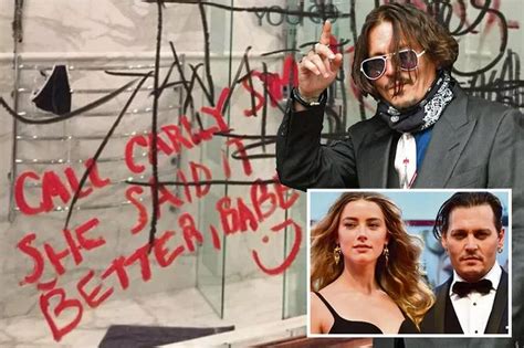 Johnny Depp Used Severed Finger To Scrawl Graffiti In Blood On Mirror