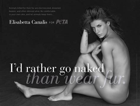 PETA I D Rather Go Naked Than Wear Fur Campaign Jordan Haynes