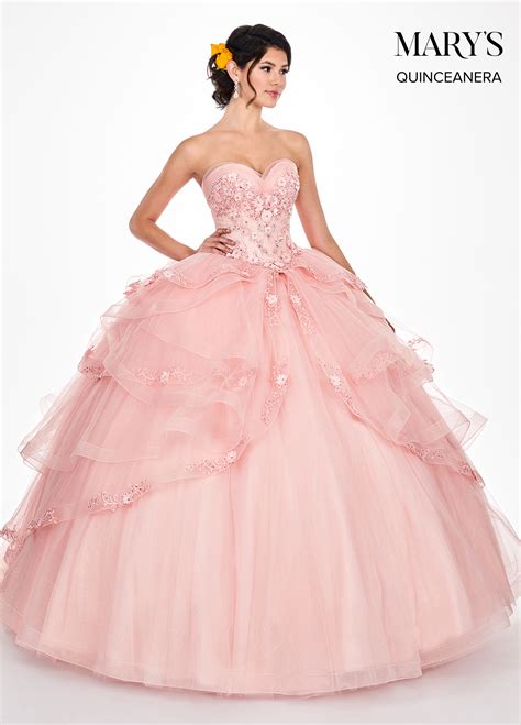 Marys Quinceanera Dresses In Deep Blush Or Periwinkle Color - Toledoz ...