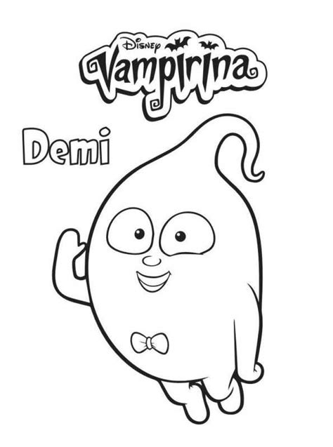 Train motor skills imagination, and patience of children, develop motor skills, train concentration, train children to know the color, train children to choose a vampirina family coloring pages to. Kids-n-fun.com | 4 coloring pages of Vampirina