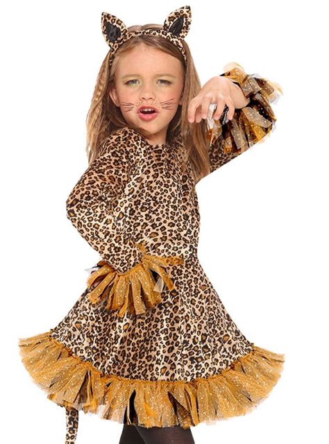 Girls Little Leopard Animal Costume Animal Costumes For Kids