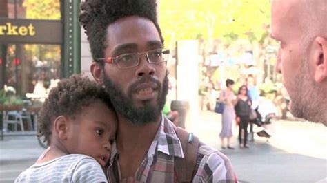 homeless single father swamped with donations after act of kindness witnessed by millions of