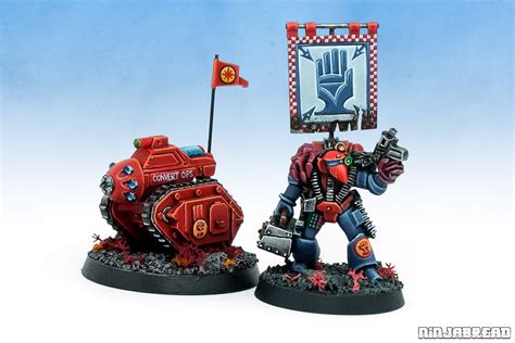 Rogue Trader Era Techmarine Of The Crimson Fists Space Marines Chapter