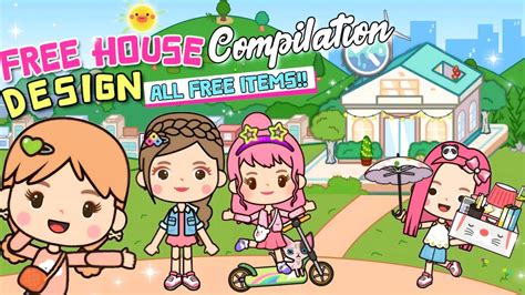 Miga World All Free Kawaiihouse Design Compilation All Free Items