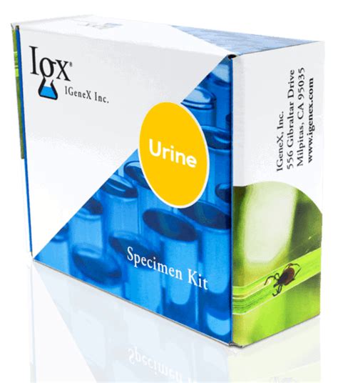 Urine Collection Kit For Lyme And Tick Borne Disease Testing Igenex