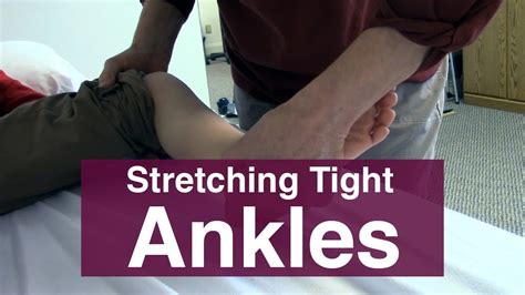 Stretching Tight Ankles Youtube