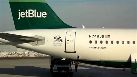 Jetblue New York Jets A320 Airbus Close Up 5 At Jfk By Jonfromqueens