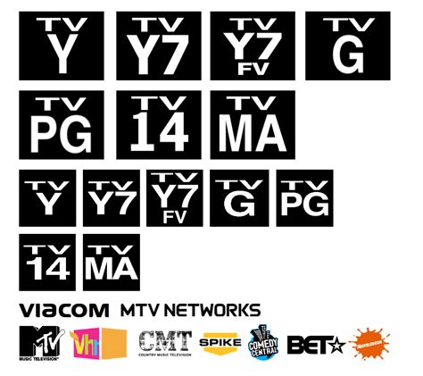 Viacommtv Networks Tv Rating Designs 2001 2011 By Juliolobo2003a On
