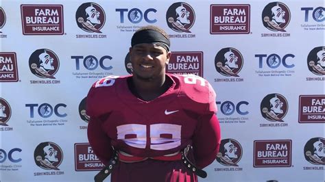 Florida State Dt Malcolm Ray Talks Fsu Miami Rivalry Youtube