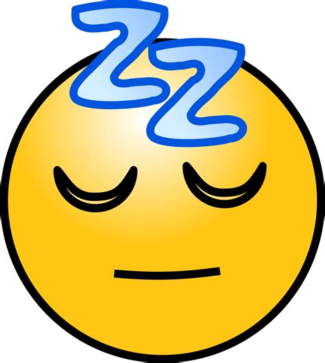 Clipart Emoticons Sleeping Face