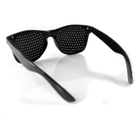 Anti Myopia Pinhole Glasses Pin Hole Sunglasses Eye Exercise Eyesight Improve Natural Healing
