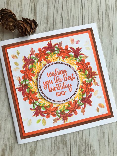 Autumn Is Coming Stamped Cards Fall Cards Cards