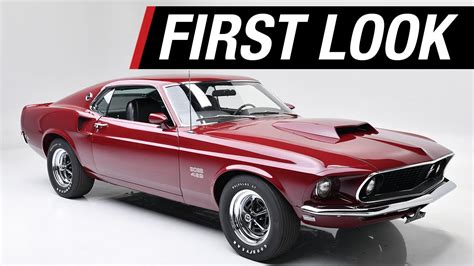 First Look 1969 Ford Mustang Boss 429 Barrett Jackson 2022 Las