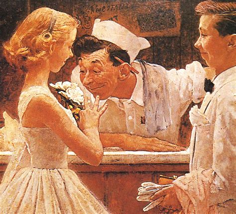 1957after The Prom By Norman Rockwell Detail Norman Rockwell