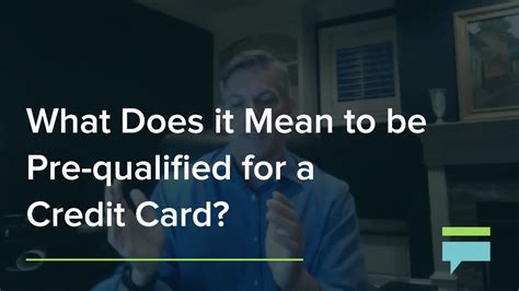 The card info is stored on and accessed from a separate device, like a smartphone, when placed near an nfc card reader to accept payments. What Does It Mean To Be Prequalified For A Credit Card? - Credit Card Insider - YouTube