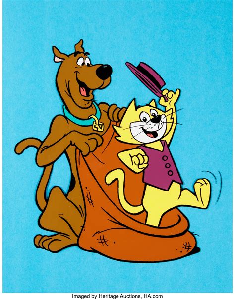 Scooby Doo And Top Cat Publicity Cel Hanna Barbera 1970s Lot
