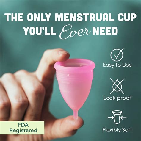 Dutchess Menstrual Cup Large A Set Of 2 Reusable Soft Silicone