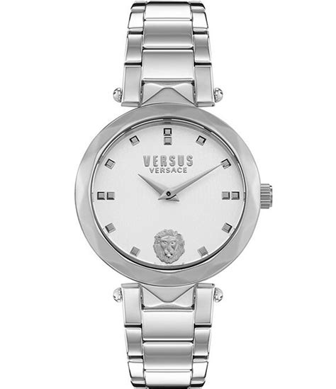 versace versus versace women s quartz analog covent garden stainless steel bracelet watch