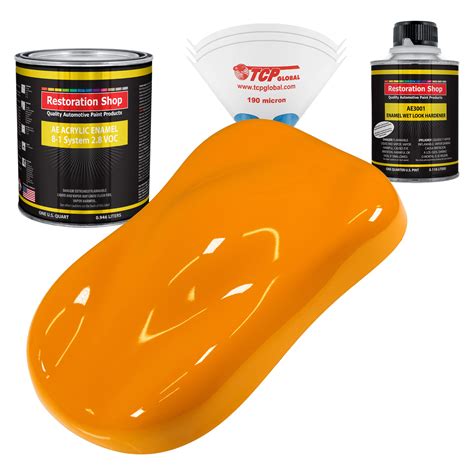 Restoration Shop Speed Yellow Acrylic Enamel Auto Paint Complete