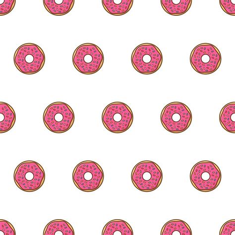 Premium Vector Donuts Seamless Pattern
