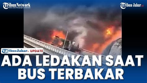 Detik Detik Bus Jemaah Umrah Terbakar Ada Bunyi Ledakan Dan 20 Orang