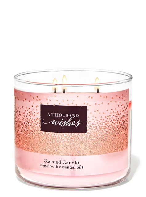A Thousand Wishes 3 Wick Candle Bath And Body Works Singapore Official Site