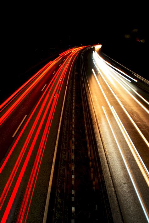 Road Turn Long Exposure Night Dark Hd Phone Wallpaper Peakpx