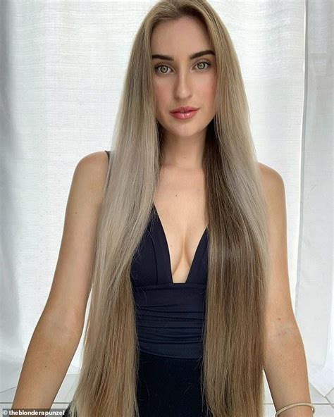 Australian Woman Reveals How She Grew Her Hair One Metre Long Long
