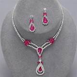 Pictures of Silver And Pink Necklace