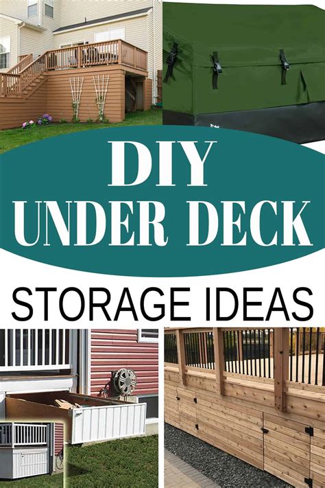12 Ingenious Under Deck Storage Ideas For More Space Craving Some