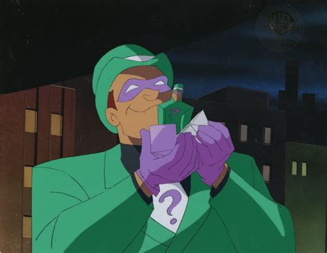 Batman The Animated Series Original Production Cel The Riddler