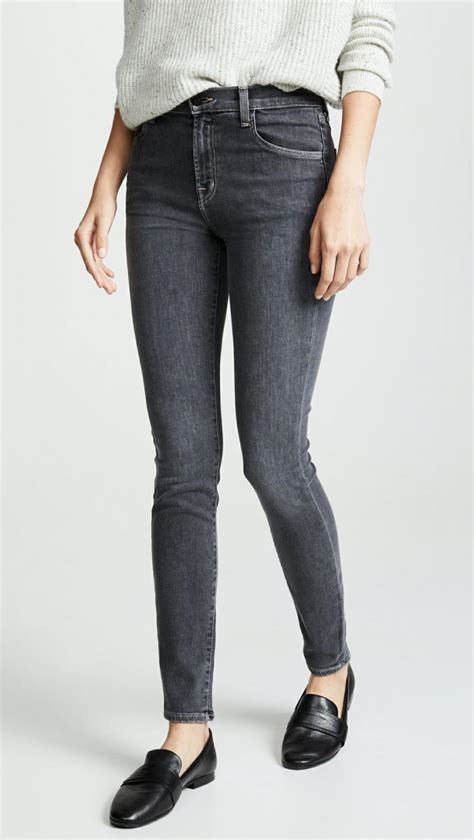 Womens Jeans J Brand Maria High Rise Skinny Jeans Obscura — P Entech