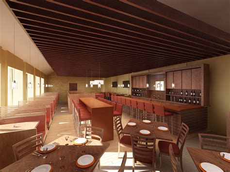 Restaurant Concept — Plan B Design Visualization