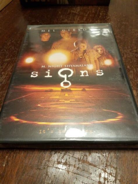 Signs Dvd Pg13 Mel Gibson M Night Shyamalan Sealed Ebay