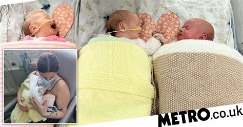 Mum Gives Birth To Rare Identical Triplet Girls But Was Told Theyd