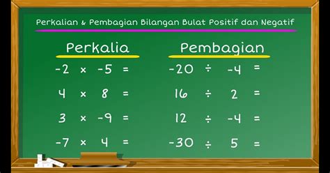 Soal Penjumlahan Dan Pengurangan Bilangan Bulat Kelas 6 Bilangan Bulat