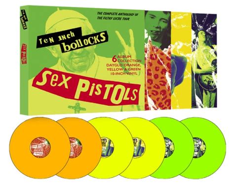 Sex Pistols Lp Box Set Ten Inch Bollocks Coloured 10 Inch Vinyl