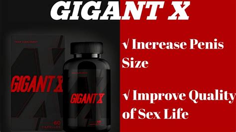 Gigantx Review Natural Penis Enlargement Pill Health Supplement