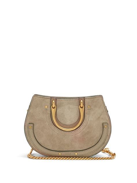 Click Here To Buy Chloé Pixie Mini Leather And Suede Belt Bag At