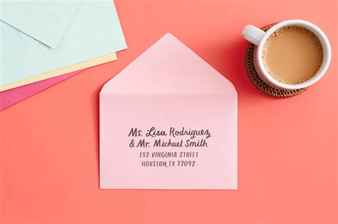 Envelope Addressing Etiquette For Weddings And Formal Occasions