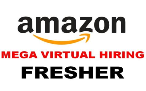 Amazon Virtual Hiring Registration 2023 For Freshers Careerforfreshers