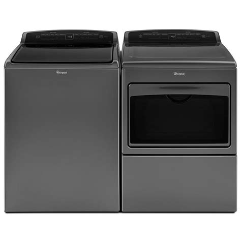 Whirlpool Wtw7500gc 48 Cu Ft Top Load Washer And Wed7500gc 74 Cu Ft