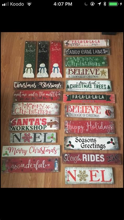20 Merry Christmas Pallet Signs