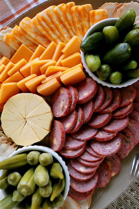 Cheese platter food delicious eat snack healthy ingredient hearty fat albuminous milk product fresh meal meat plate dinner tomato cuisine dairy round dutch appetizer yellow italian circle wheel oval holland netherlands tasty high definition picture starter lettuce spaghetti salad smoked gourmet. Cheese Platter with Summer Sausage | Recipe | Cheese ...