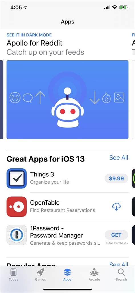 Apollo For Reddit Featured In App Store Rapolloapp